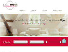 Tablet Screenshot of colette-martin.com